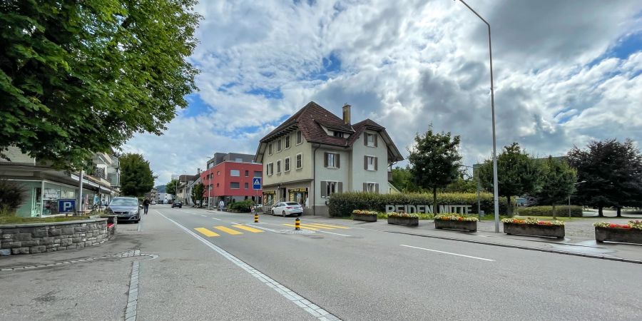 Im Dorfzentrum der Gemeinde Reiden.