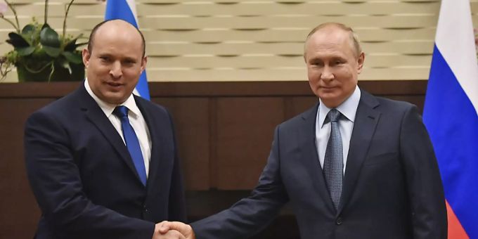 Putin empfängt Bennett in Sotschi. Putin Bennett