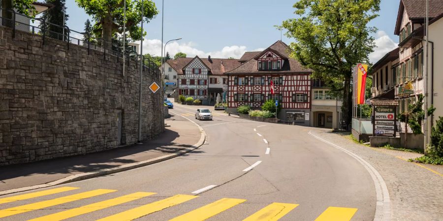 Die Wilerstrasse in Sirnach.