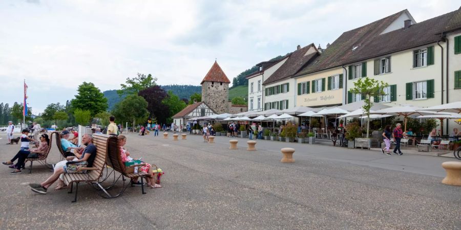 Die Schiffländi in Stein am Rhein.