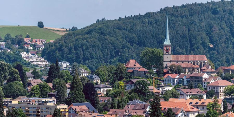 Die evangelisch reformierte Kirche von Burgdorf.