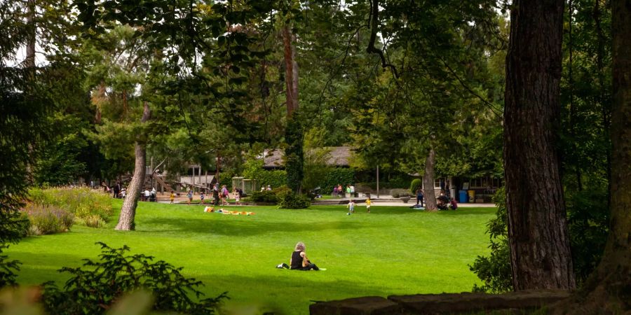 Der Park im Grüene an der Alsenstrasse in Rüschlikon.