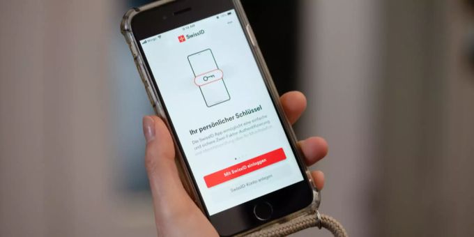 Die SwissID-App von SwissSign. SwissID