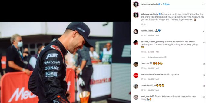 Nach dem Finale der DTM im Norisring entschuldigte sich van der Linde bei Lawson. dtm