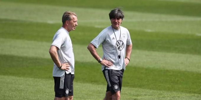 Joachim Löw und Andreas Köpke arbeiteten 17 Jahre für den Deutschen Fussball-Bund. Foto: Christian Charisius/dpa Joachim Löw und Andreas Köpke arbeiteten 17 Jahre für den Deutschen Fussball-Bund. Foto: Christian Charisius/dpa