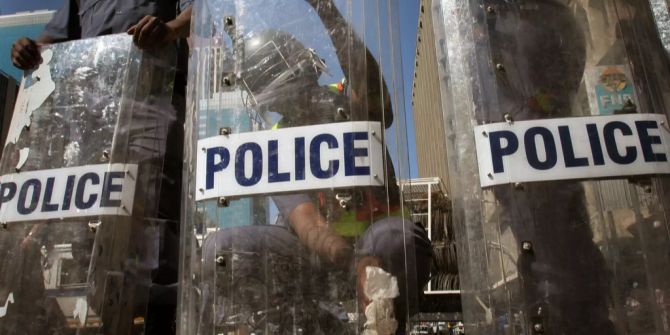 Südafrika Polizisten