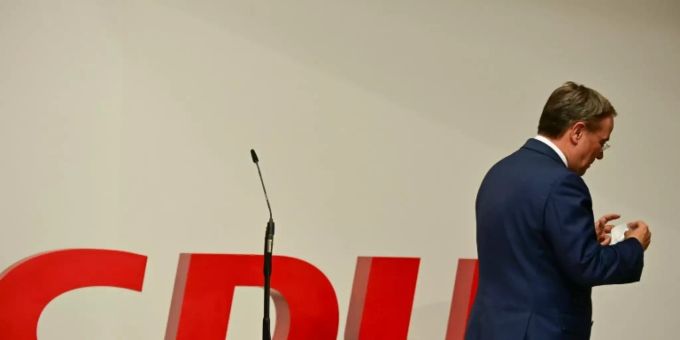 Noch-Parteichef Laschet Noch-Parteichef Laschet