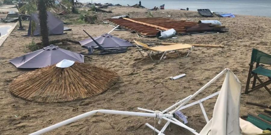 Ein heftiges Unwetter im Norden Griechenlands hat in der Nacht zum Donnerstag (11. Juli) mindestens sechs Menschen das Leben gekostet. Foto: Thestival.gr