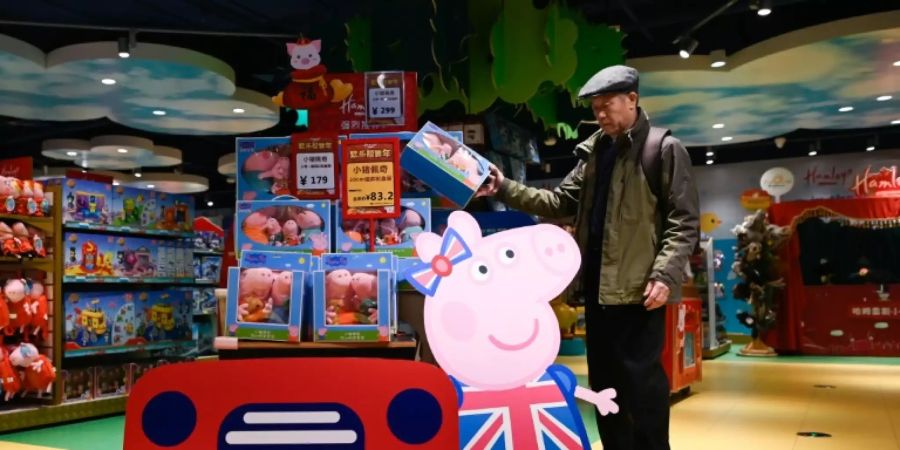 «Peppa Wutz»-Figur in einem Spielzeugladen