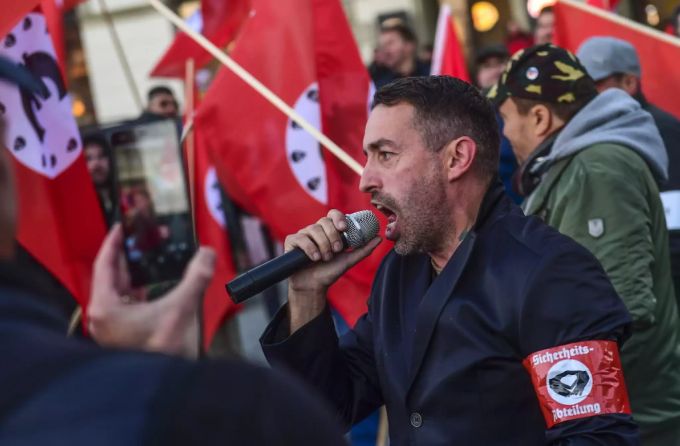 Die Neo-Nazis waren in Chemnitz sehr präsent. Chemnitz