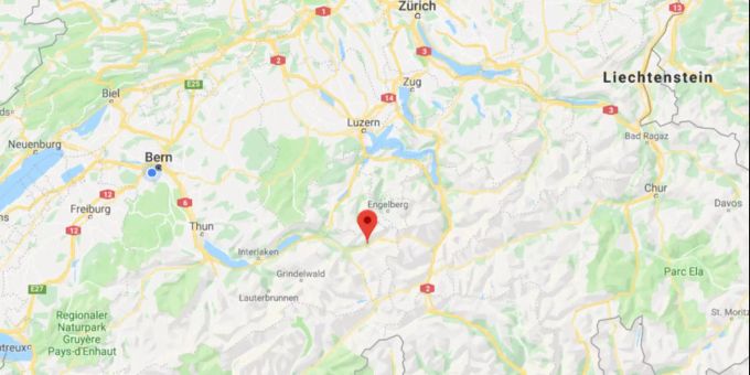 In Gadmen BE wurden zwei Personen verschüttet. gadmen