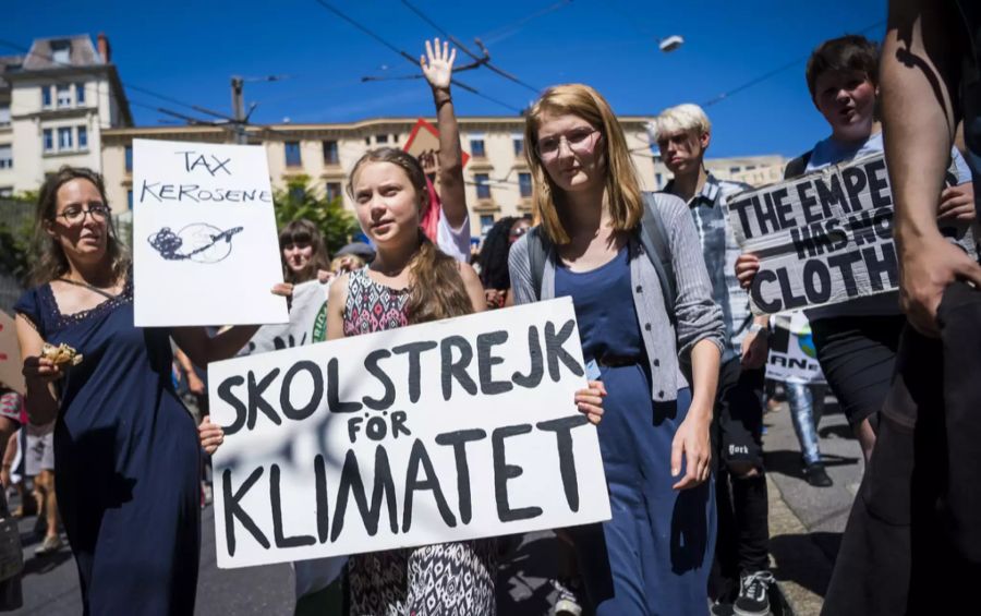 Greta Thunberg Lausanne Klimastreik