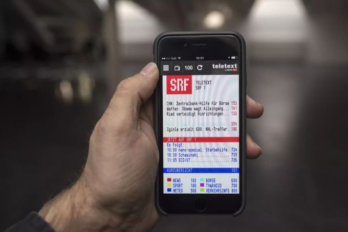 Neben dem TV gibt es den Teletext auch auf dem Smartphone. Teletext