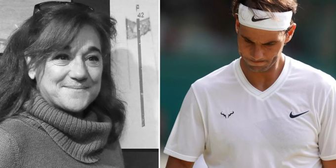 Links: die verstorbene Ex-Skifahrerin Blanca Fernandez Ochoa. Rechts: Rafael Nadal. Rafael Nadal Fernandez Ochoa