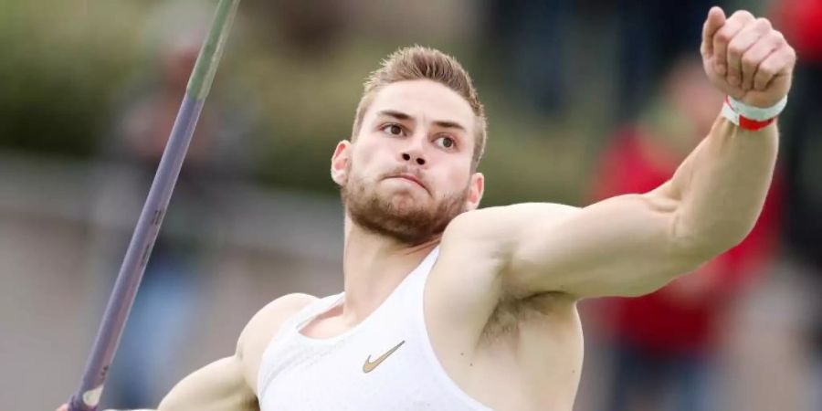 Speerwurf-Weltmeister Johannes Vetter hat sich wieder verletzt. Foto: Jan Woitas