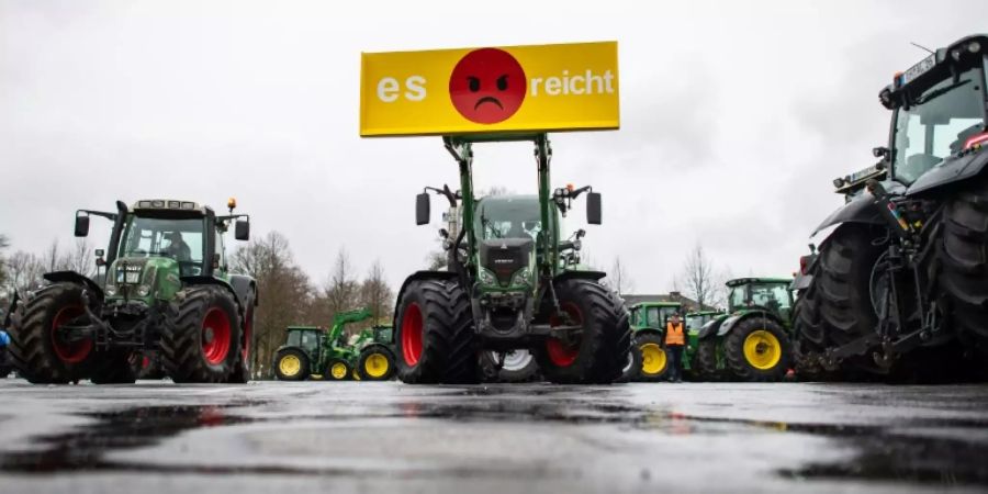 Bauernproteste Anfang April in Münster