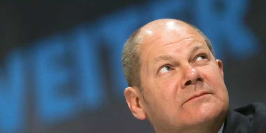 Olaf Scholz sieht immer noch Chancen für die SPD, stärkste Partei zu werden. Foto: Axel Heimken