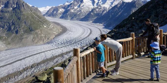 Der Aletsch-Gletscher (Archiv). wetter