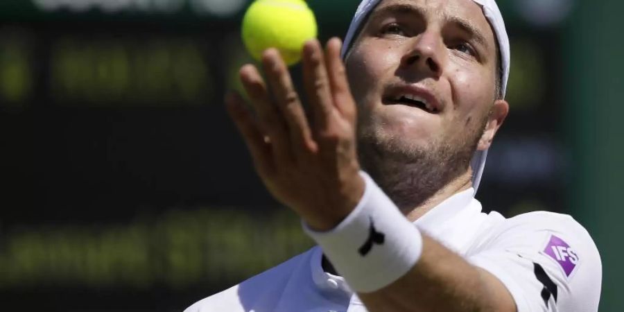 Jan-Lennard Struff erreichte in Wimbledon die dritte Runde. Foto: Tim Ireland