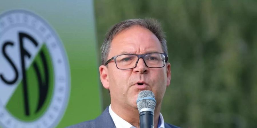 Äussert sich kritisch über die vorzeitige Bekanntgabe des DFB-Präsidentschaftskandidaten: Hermann Winkler. Foto: Sebastian Willnow