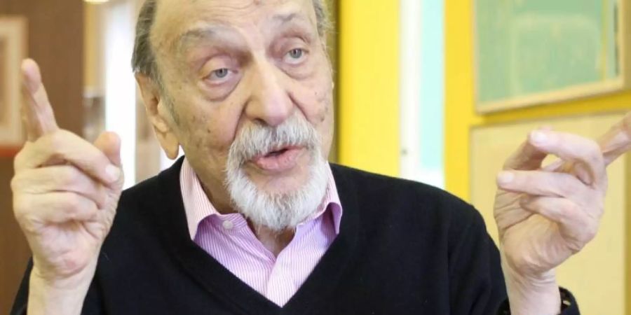 Erfinder des «I love New York»-Logos: US-Designer Milton Glaser wird 90. Foto: Christina Horsten
