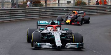 Monaco Hamilton Mercedes Verstappen