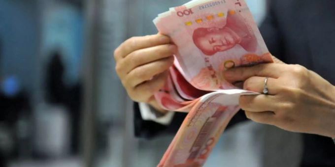 100-Yuan-Banknoten 100-Yuan-Banknoten