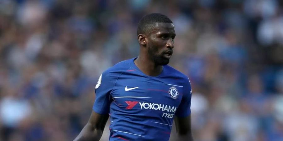 Fällt mit Leistenproblemen für den FC Chelsea aus: Nationalspieler Antonio Rüdiger. Foto: John Walton/PA Wire