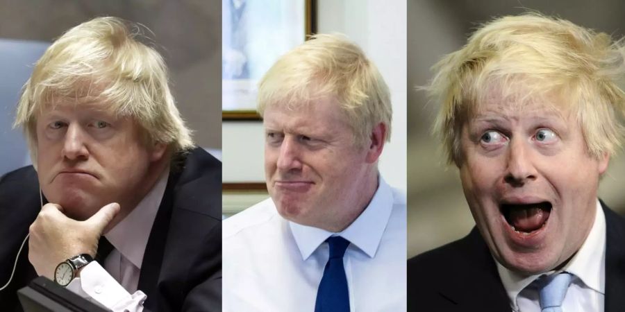 Boris Johnson Gesichter