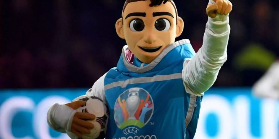 Skillzy ist das Maskottchen der EURO 2020. Foto: Federico Gambarini