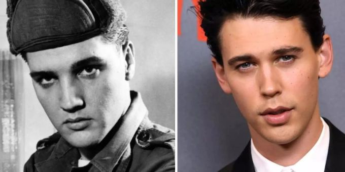 Austin Butler wird zu Elvis Presley. austin butler