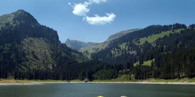 Der tote Mann wurde auf dem Grund des Voralpsees gefunden.