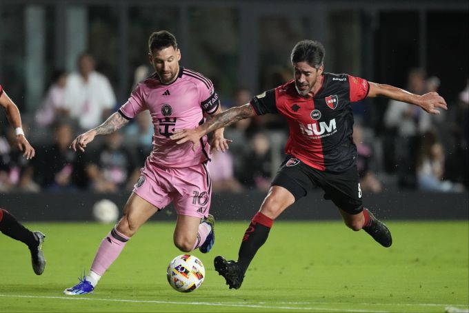 Lionel Messi bei einem Testspiel mit Inter Miami gegen die Newell's Old Boys. Inter Miami Lionel Messi