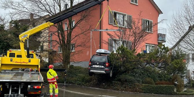 Unfall in Winterthur