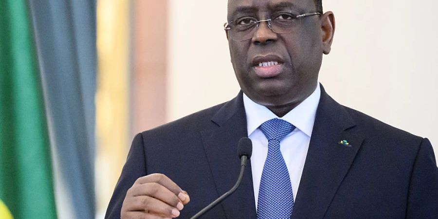 ARCHIV - Senegals Präsident Macky Sall hat ein neues Datum für die Präsidentschaftswahlen angekündigt. Foto: Bernd von Jutrczenka/dpa