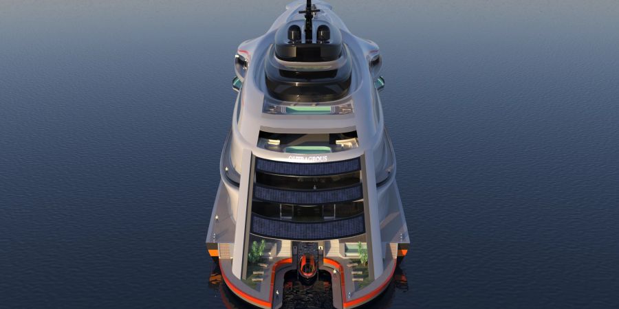 Lazzarini, The Outrageous, Yacht, Rendering