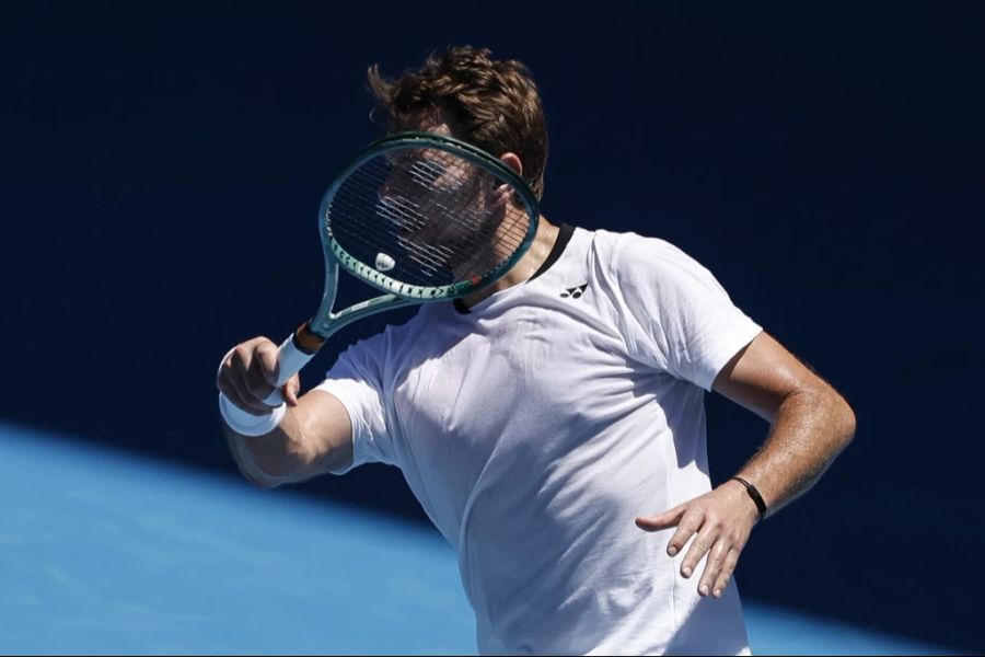 Stan Wawrinka beim Australien Open.