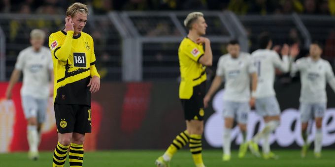Der BVB kassiert gegen Hoffenheim die erste Niederlage in diesem Jahr. BVB Hoffenheim Bundesliga