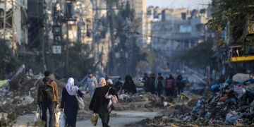 Menschen im Gazastreifen