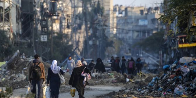 Menschen im Gazastreifen