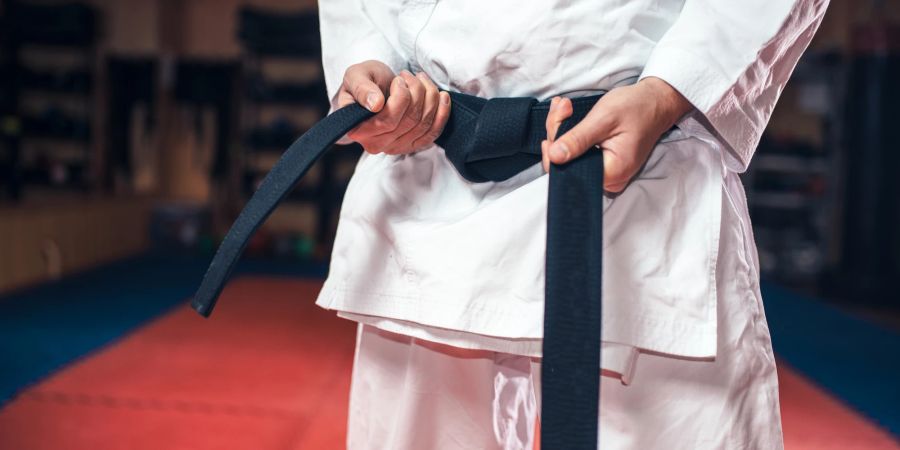 Der schwarze Gürtel ist im Judo der Meister-Gürtel.