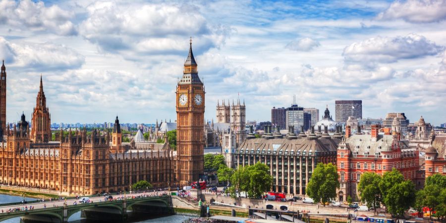 London, Big Ben, Westmünsterbrücke