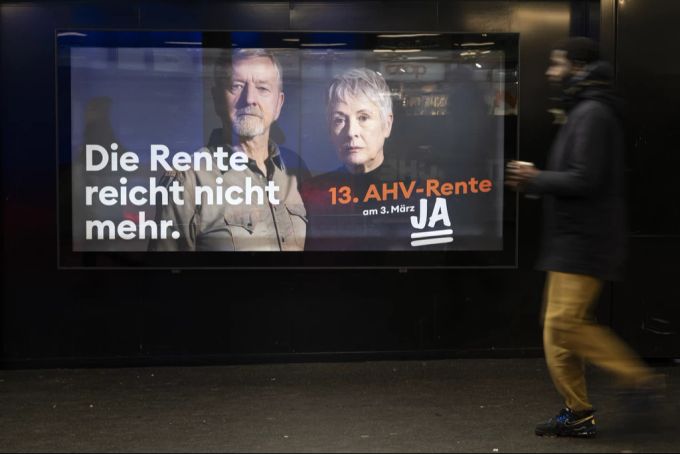 Zustimmung für die 13. AHV-Rente finde sich neben Linken vor allem bei parteipolitisch ungebundenen Personen. (Symbolbild) 13. AHV-Rente Abstimmung Renteninitiative