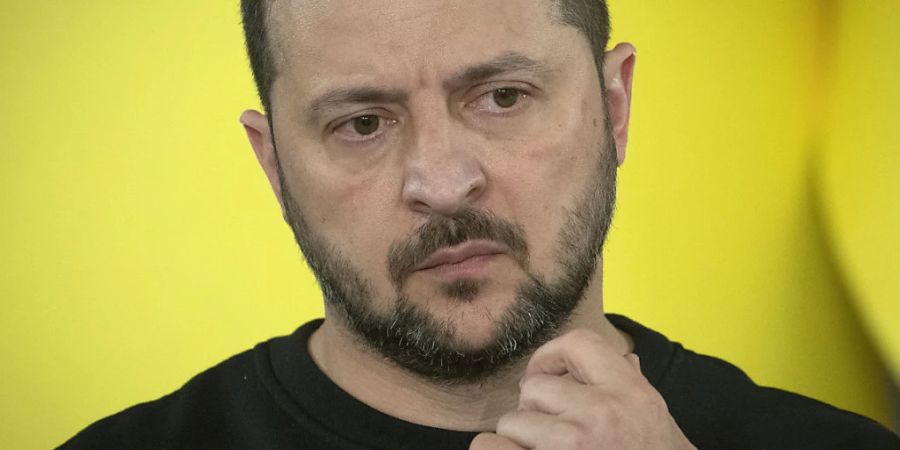 ARCHIV - Wolodymyr Selenskyj: «Ich bin zuversichtlich, dass wir in der Lage sein werden, unseren Staat zu stärken.» Foto: Efrem Lukatsky/AP