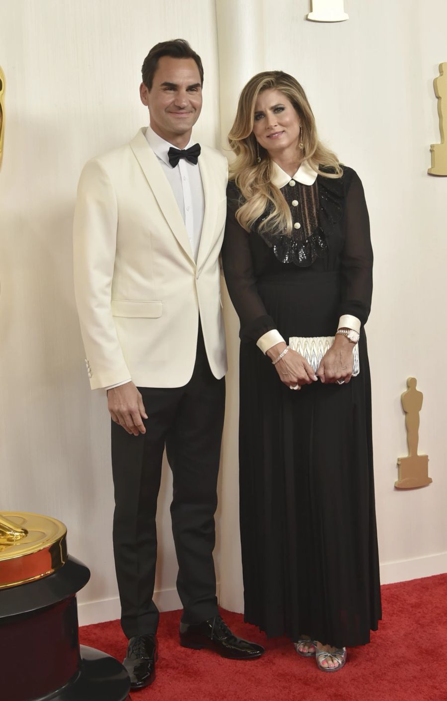 Roger Federer und Mirka bei den Oscars.