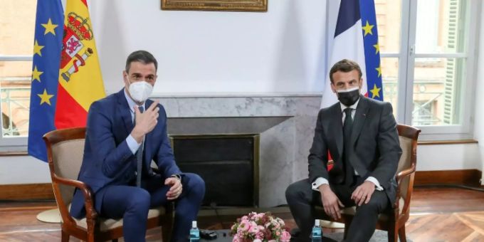 Montauban - Macron und Sánchez vereinbaren Kooperation bei Pandemie und Klima