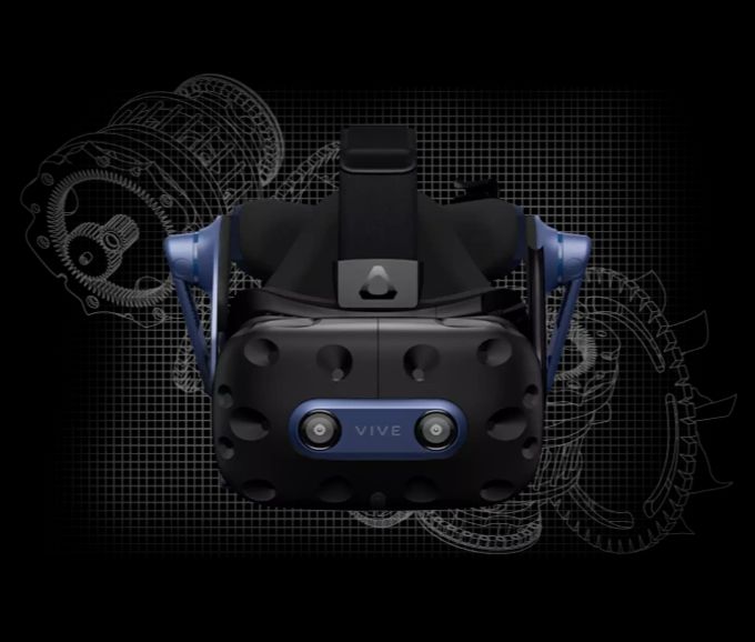 Die HTC Vive Pro 2 kommt in einem neuen zweifarbigen Design. HTC Vive Pro 2