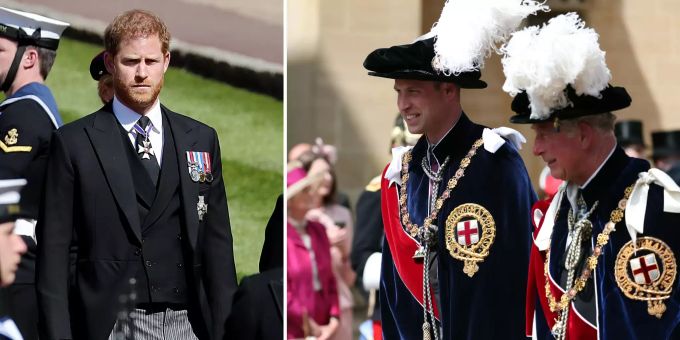 Prinz Harry, Prinz William und Prinz Charles hatten sich nach der Trauerfeier von Prinz Philip (†99) zur Aussprache getroffen. Prinz Harry Prinz Philip