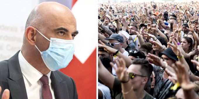 5000 ab Juli? - Berset will bei Grossevents nun doch Gas geben