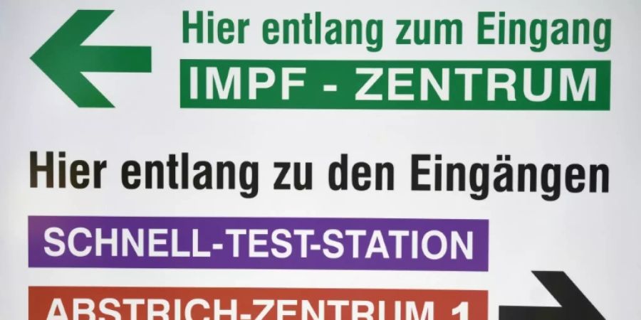 Test- und Impfzentrum in Duisburg